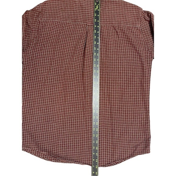Woolrich Button Up Long Sleeve‎ Thick Red Check Shirt Men’s Medium Vintage - Picture 7 of 9